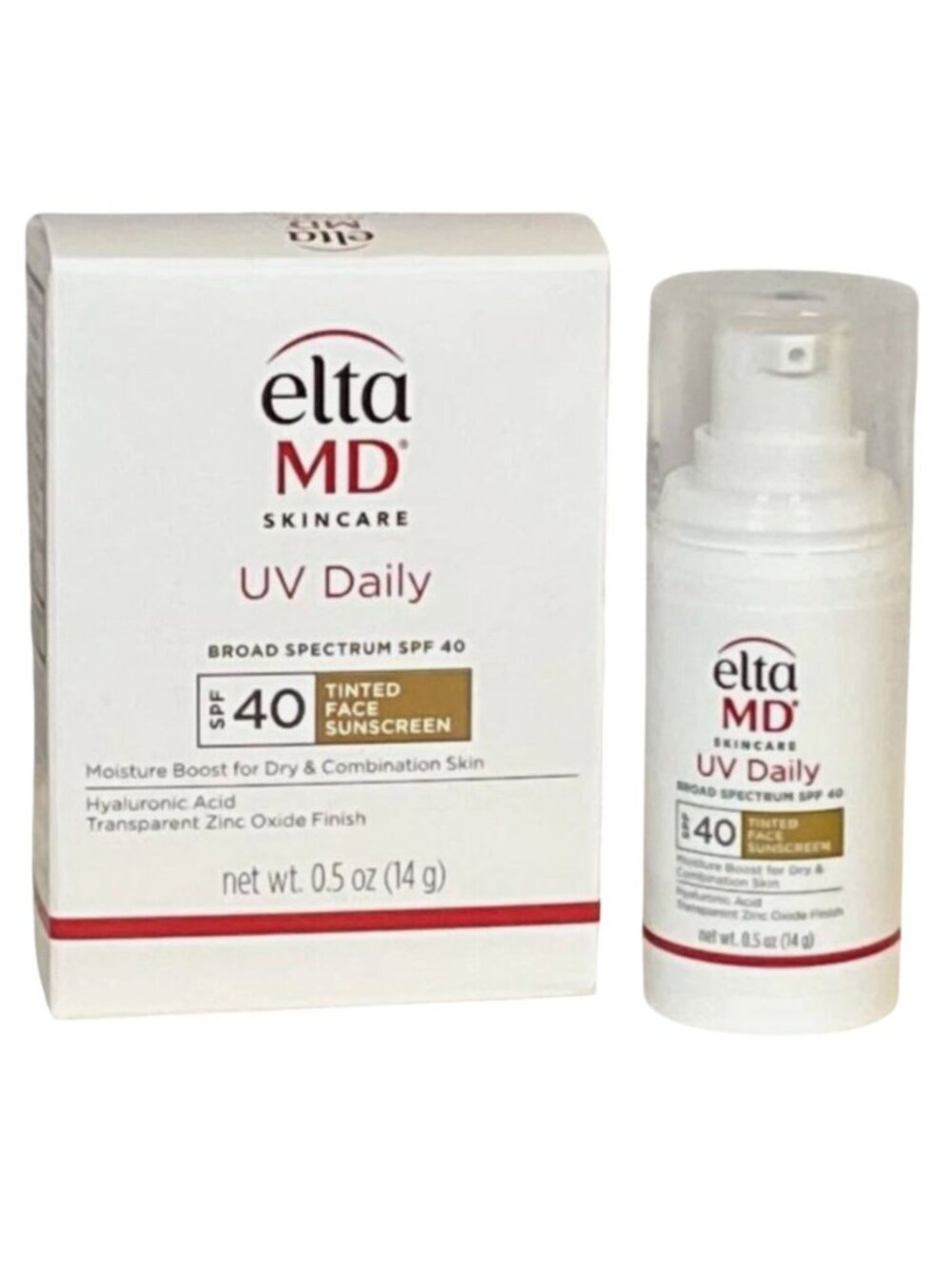 EltaMD UV Daily Broad-Spectrum SPF 40 Tinted Facial Sunscreen Elta MD 0.5oz/14g